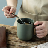 Mileer 14oz Ceramic Coffee Mugs – Set of 6, Reactive Glaze