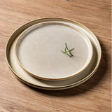 Mileer Stoneware Dinnerware Set – Reactive Glaze, Service for 8